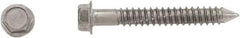 Powers Fasteners - 1/4" Diam, 2-3/4" Length Under Head, Hex Drive, Concrete Screw & Masonry Fastener - Stainless Steel, Passivated Finish, Includes 3/8" Hex Bit - Industrial Tool & Supply
