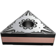 Iscar - TNMG432 F3M Grade IC6025 Carbide Turning Insert - TiCN/Al2O3/TiN Finish, 60° Triangle, 12.7mm Inscr Circle, 4.76mm Thick, 0.8mm Corner Radius - Industrial Tool & Supply