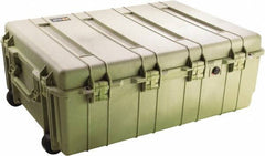 Pelican Products, Inc. - 27-1/8" Wide x 14-3/8" High, Shipping/Travel Case - Olive, Polypropylene - Industrial Tool & Supply