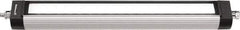 Waldmann Lighting - 120 VAC, 21 Watt, LED, Linear Machine Light - Bracket Mount, 4.9m Cord, IP67, Silver - Industrial Tool & Supply