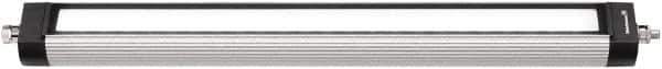 Waldmann Lighting - 120 VAC, 27 Watt, LED, Linear Machine Light - Bracket Mount, 4.9m Cord, IP67, Silver - Industrial Tool & Supply