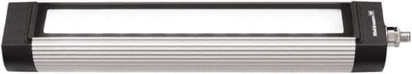 Waldmann Lighting - 120 VAC, 15 Watt, LED, Linear Machine Light - Bracket Mount, 4.9m Cord, IP67, Silver - Industrial Tool & Supply