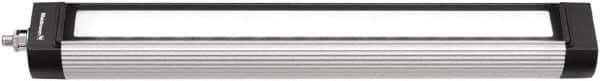 Waldmann Lighting - 24 VDC, 18 Watt, LED, Linear Machine Light - Bracket Mount, 4.9m Cord, IP67, Silver - Industrial Tool & Supply