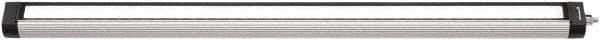 Waldmann Lighting - 120 VAC, 26 Watt, LED, Linear Machine Light - Bracket Mount, 4.9m Cord, IP67, Silver - Industrial Tool & Supply