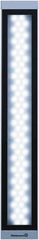 Waldmann Lighting - 24 VDC, 24 Watt, LED, Linear Machine Light - Bracket Mount, 4.9m Cord, IP67, Silver - Industrial Tool & Supply