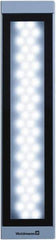 Waldmann Lighting - 24 VDC, 16 Watt, LED, Linear Machine Light - Bracket Mount, 4.9m Cord, IP67, Silver - Industrial Tool & Supply