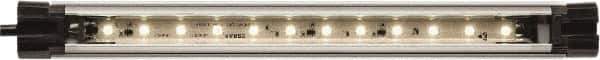 Waldmann Lighting - 24 VDC, 7 Watt, LED, Linear Machine Light - Direct Mount, 3m Cord, IP67, Silver - Industrial Tool & Supply