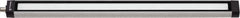 Waldmann Lighting - 24 VDC, 16 Watt, LED, Linear Machine Light - Bracket Mount, 4.9m Cord, IP67, Silver - Industrial Tool & Supply