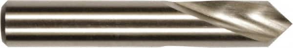 Magafor - 3/16" Body Diam, 90°, 1-3/8" OAL, High Speed Steel Spotting Drill - Industrial Tool & Supply