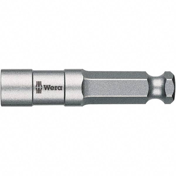 Wera - 5/16" Bit Holder - 7/16" Hex Drive, 2-1/2" OAL - Industrial Tool & Supply