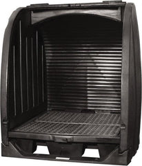 Enpac - Drum Storage Units & Lockers Type: Pallet with Rolltop Hardcover and Drain Number of Drums: 4 - Industrial Tool & Supply