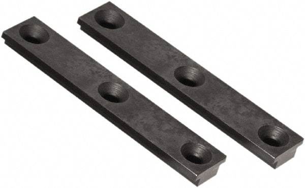 Raptor Workholding - 1 Piece Vise 1/16" Parallel Master Jaw Insert - Steel, 7/8" Long, 0.308" High - Industrial Tool & Supply