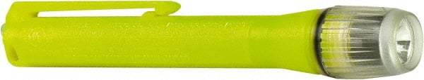 Underwater Kinetics - White Xenon Bulb, 12 Lumens, Mini Flashlight - Yellow Plastic Body, 2 AAA Alkaline Batteries Included - Industrial Tool & Supply