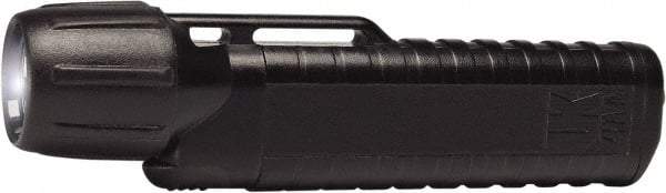 Underwater Kinetics - White Xenon Bulb, 38 Lumens, Industrial/Tactical Flashlight - Black Plastic Body, 4 AA Alkaline Batteries Included - Industrial Tool & Supply