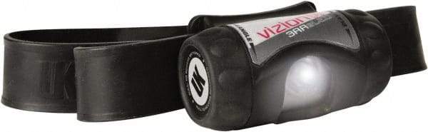 Underwater Kinetics - White LED Bulb, 65 Lumens, Hands-free Flashlight - Black Plastic Body, 3 AAA Alkaline Batteries Included - Industrial Tool & Supply