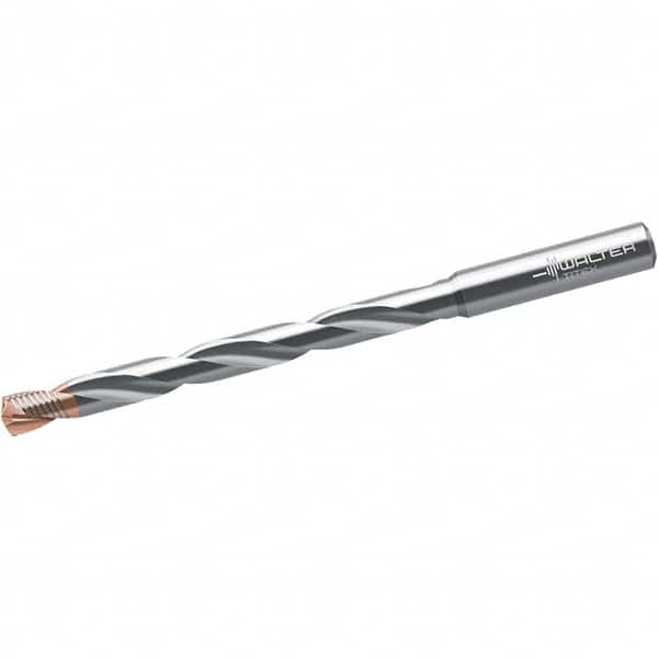 Walter-Titex - 20mm 140° Spiral Flute Solid Carbide Taper Length Drill Bit - Industrial Tool & Supply