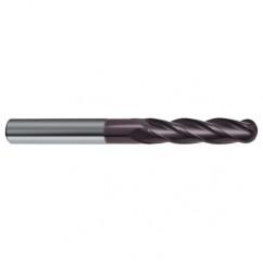 10mm Dia. - 100mm OAL - 30 Helix Firex CBD Ball Nose EM - 4 FL - Industrial Tool & Supply