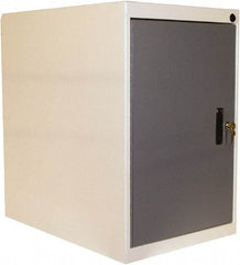 Proline - Modular Storage Cabinet - 16 Gauge Steel, 18" Wide x 26" Deep x 27-1/2" High, Blue/White - Industrial Tool & Supply