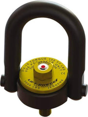 Jergens - 15,000 Lb Load Capacity Hoist Ring - 1-1/4-8 Thread, Alloy Steel - Industrial Tool & Supply