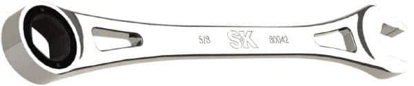 SK - 5/8" 6 Point Combination Wrench - 10.38" OAL, Steel, Full Polish Finish - Industrial Tool & Supply