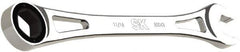 SK - 11/16" 6 Point Combination Wrench - 11" OAL, Steel, Full Polish Finish - Industrial Tool & Supply