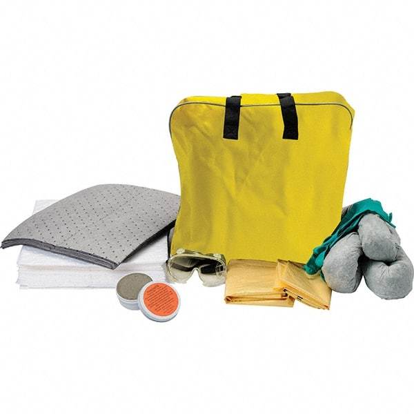 Brady SPC Sorbents - 11.5 Gal Capacity Oil Only & Universal Spill Kit - 11.5 Gal Polyethylene Bag - Industrial Tool & Supply