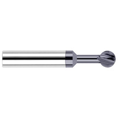Undercutting End Mills; Mill Diameter (Inch): 3/16; Overall Length (Inch): 3; Radius: 0.0938; Flute Direction: Right Hand; Cutting Direction: Right Hand; Variable Helix: No; Variable Index: No; Neck Length (Decimal Inch): 1.2500; Shank Diameter (Inch): 3/