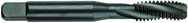 3/8-16 Dia. - GH5 - 3 FL - Premium HSS - Black Oxide Semi Bottoming Spiral FL Tap - Industrial Tool & Supply