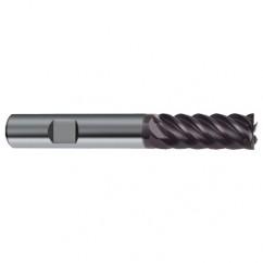 8mm Dia. - 63mm OAL - 45° Helix Firex Carbide End Mill - 6 FL - Industrial Tool & Supply