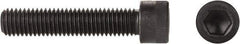 Made in USA - 5/8-11 UNC Hex Socket Drive, Socket Cap Screw - Alloy Steel, Black Oxide Finish, Fully Threaded, 2-1/2" Length Under Head - Industrial Tool & Supply