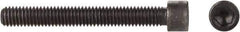 Made in USA - 3/8-24 UNF Hex Socket Drive, Socket Cap Screw - Alloy Steel, Black Oxide Finish, Fully Threaded, 2-1/2" Length Under Head - Industrial Tool & Supply