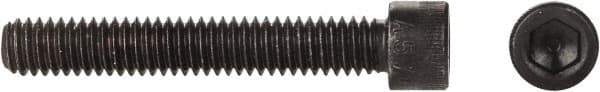 Made in USA - 5/16-24 UNF Hex Socket Drive, Socket Cap Screw - Alloy Steel, Black Oxide Finish, Fully Threaded, 1-3/4" Length Under Head - Industrial Tool & Supply