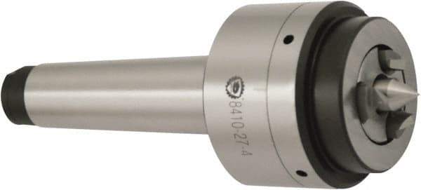 Bison - 4MT Mount, 2.25 to 1.97" Clamping Diam, Centered Pin Face Driver - 1.181" Min Turning Diam, Hydraulic Face Driver Actuation - Industrial Tool & Supply