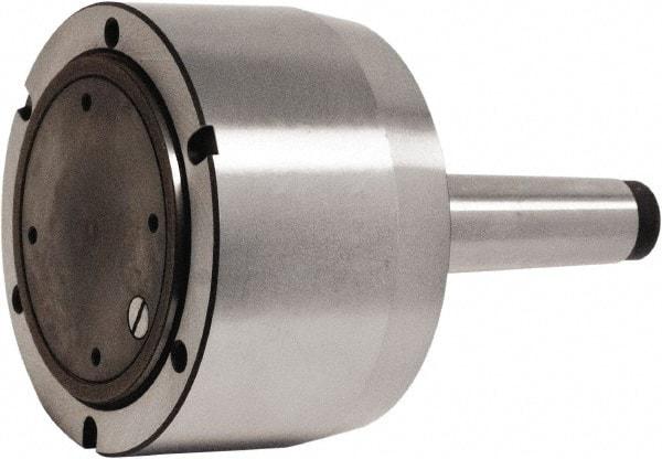 Bison - Adapter Back Plate for 4" Diam Bison Set-Tru Lathe Chucks - 3MT Mount - Industrial Tool & Supply