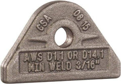 Mag-Mate - 3/8" ID, 1,000 Lb Capacity Pad Eye - Carbon Steel - Industrial Tool & Supply