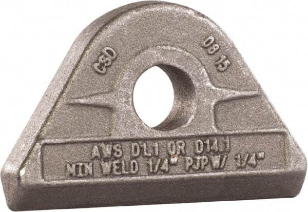 Mag-Mate - 43/64" ID, 4,000 Lb Capacity Pad Eye - Carbon Steel - Industrial Tool & Supply