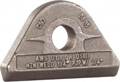 Mag-Mate - 43/64" ID, 4,000 Lb Capacity Pad Eye - Carbon Steel - Industrial Tool & Supply