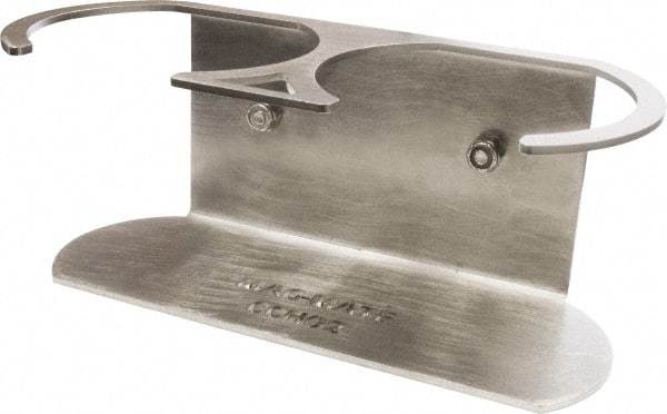 Mag-Mate - 82 Lb Max Pull Force, 3/8" Overall Height, 2.63" Diam, Ceramic Cup Magnet - Magnetic Style, 3-3/8" Clamp Opening, Chrome Plated - Industrial Tool & Supply