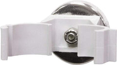 Mag-Mate - 42.5 Lb Max Pull Force, 1-13/32" Overall Height, 1.41" Diam, Ceramic Cup Magnet - Magnetic Style, 3/4" Clamp Opening, Chrome Plated - Industrial Tool & Supply