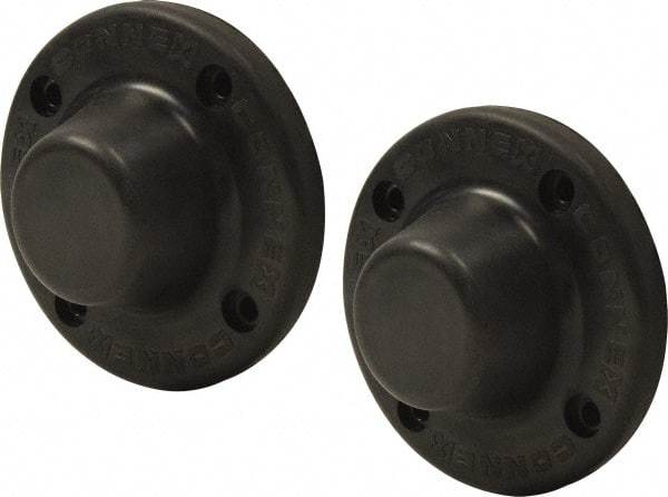 Mag-Mate - 4" Long Rubber Insulated Magnetic Door Holder - Weatherproof Grade - Industrial Tool & Supply