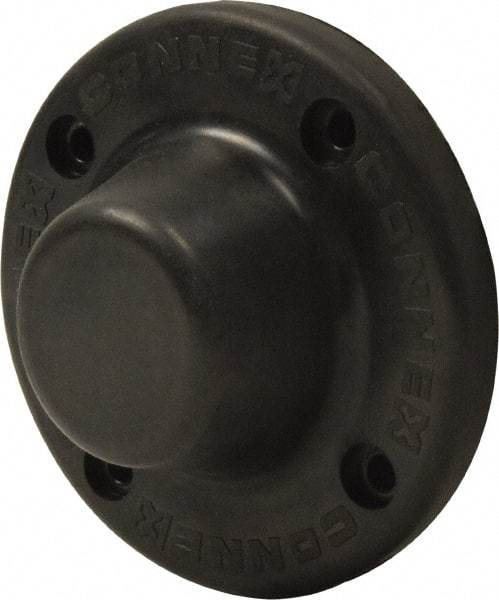 Mag-Mate - 4" Long Rubber Insulated Magnetic Door Holder - Weatherproof Grade - Industrial Tool & Supply