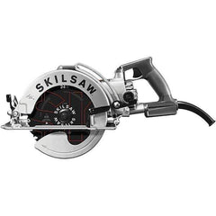 Skilsaw - 15 Amps, 8-1/4" Blade Diam, 4,700 RPM, Electric Circular Saw - 120 Volts, 8' Cord Length, 7/8" Arbor Hole, Left Blade - Industrial Tool & Supply