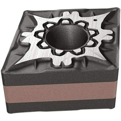 Iscar - CNMG432 F3M Grade IC806 Carbide Turning Insert - AlTiN Finish, 80° Diamond, 12.7mm Inscr Circle, 4.76mm Thick, 0.8mm Corner Radius - Industrial Tool & Supply