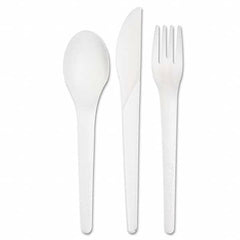 ECO PRODUCTS - Plantware Renewable & Compostable Cutlery Kit - 6", 250/CT - Industrial Tool & Supply