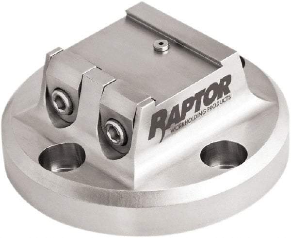 Raptor Workholding - 1-1/2" Jaw Width, 2" High Dovetail Vise - For Use with 4 & 5 Axis Workholding Systems - Industrial Tool & Supply