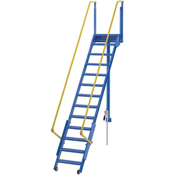Vestil - Rolling & Wall Mounted Ladders & Platforms Type: Ladder Style: Mezzanine Ladder - Industrial Tool & Supply