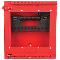 Master Lock - Group Lockout Boxes Portable or Wall Mount: Wall Mount Maximum Number of Padlocks: 12 - Industrial Tool & Supply