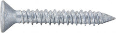 DeWALT Anchors & Fasteners - 1/4" Diam, 2-1/4" OAL, Phillips Drive, Concrete Screw & Masonry Fastener - Industrial Tool & Supply