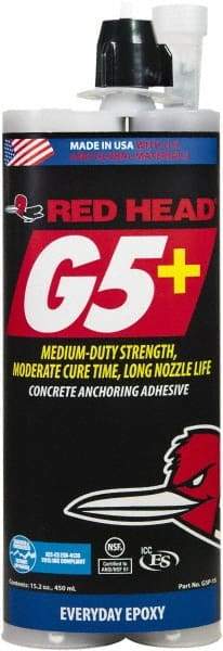 Red Head - Anchoring Adhesives Adhesive Material: Epoxy Volume (fl. oz.): 15.00 - Industrial Tool & Supply