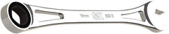 SK - 19mm 6 Point Combination Wrench - 12" OAL, Steel, Full Polish Finish - Industrial Tool & Supply
